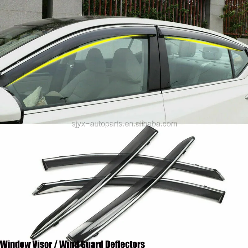 Window Deflector Visor Rain Sun Vent Cover For TIGUAN L 2017