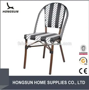 Hot sale garden furniture aluminium outdoor chair compact rattan balcony chair