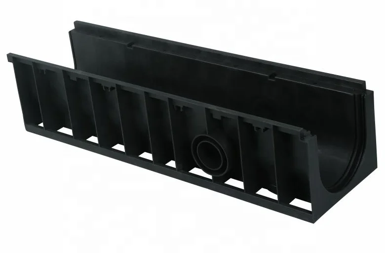 U Shape Polymer High quality plastic Linear drainage channel  for ditch