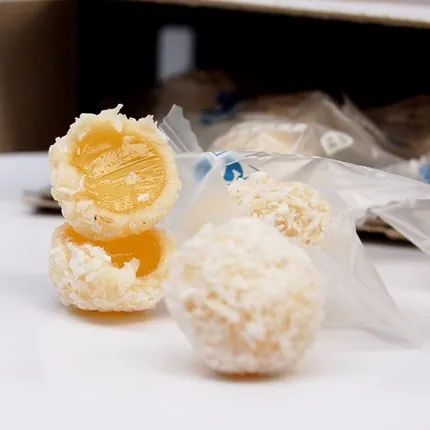 High Quality Thailand Durian Chewing Milk gummy Candy in Bulk bag packs