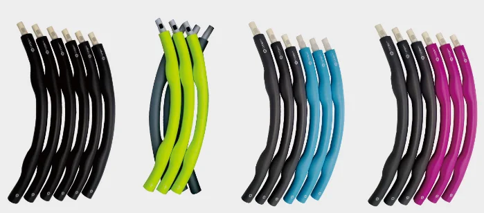 High Quality Colorful Adjustable Weight Flexible  Home gym Body Training Detachable Hula ring and Hoop For Adults and Kids