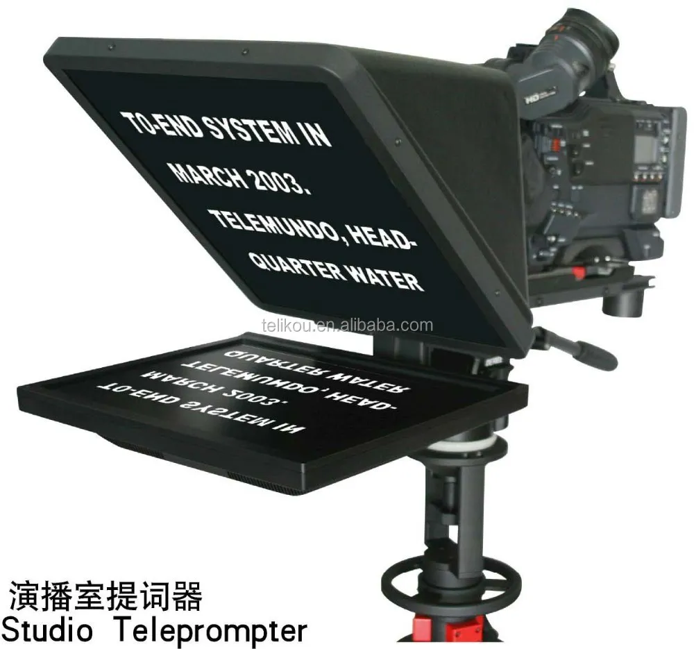 TELIKOU TF-19 19 inch Foldable Portable Extendable Studio,live broadcast Teleprompter
