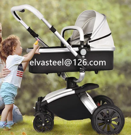 2016 new high end baby stroller high landscape stroller the most popular folable stroller