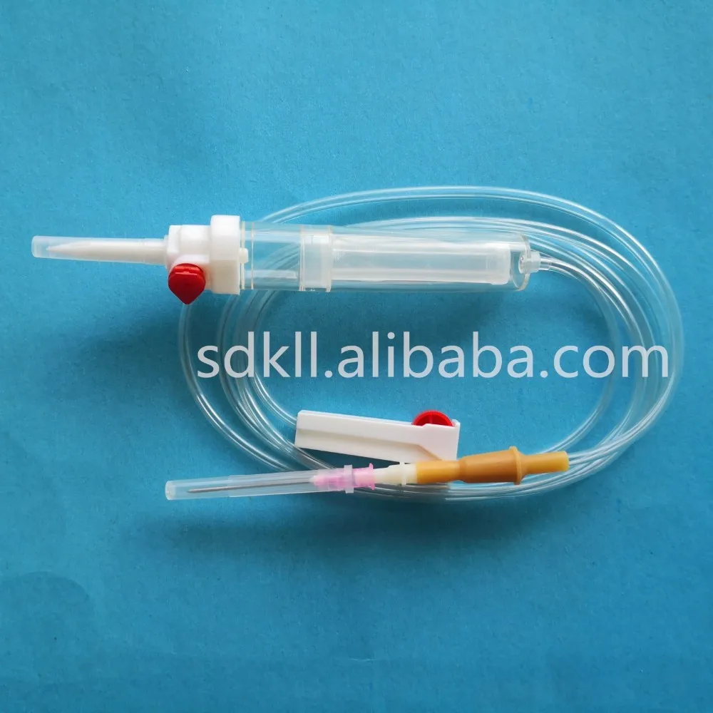 Набор вливания крови с burette 150 мл клапаном портом Y иглой или крышкой
