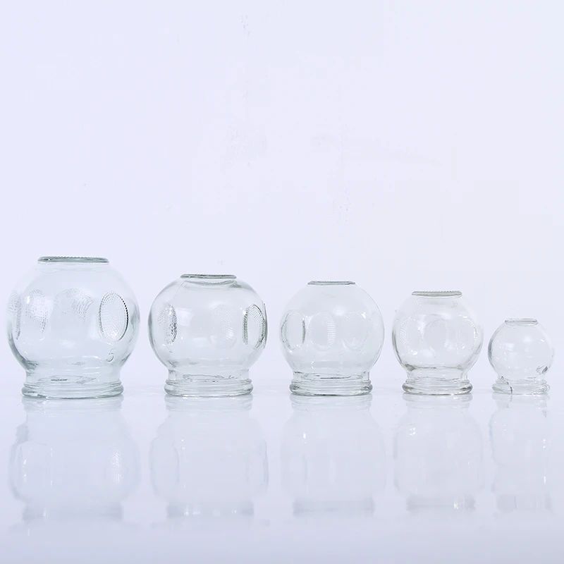 Glass Cupping Therapy Set with 5 different sizes