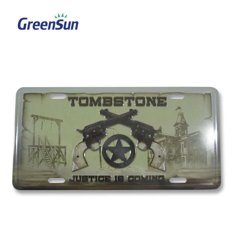 Newest Fashionable Custom Blank Car License Plates