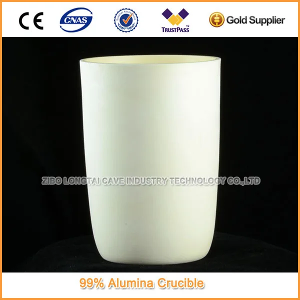 Высокой чистоты глинозема тигле для плавления металла