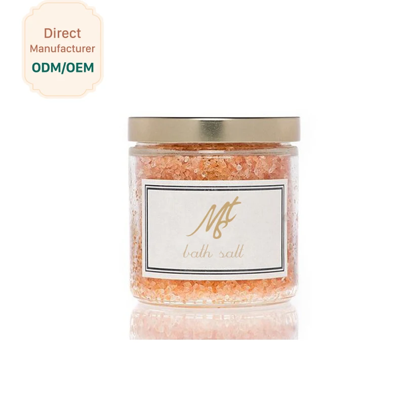 
OEM Private Label Exfoliating Dead Sea Salt Spa Bath Salt Gift Manufacturer 