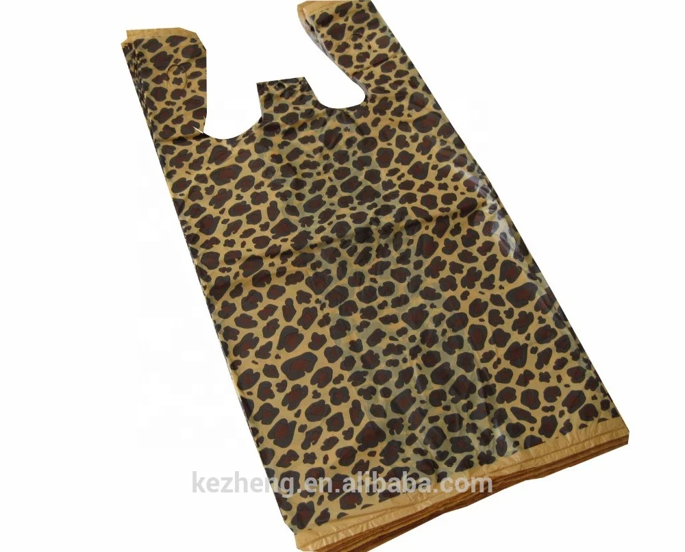 wholesale cheap fashion shopping plastic T-shirt bag