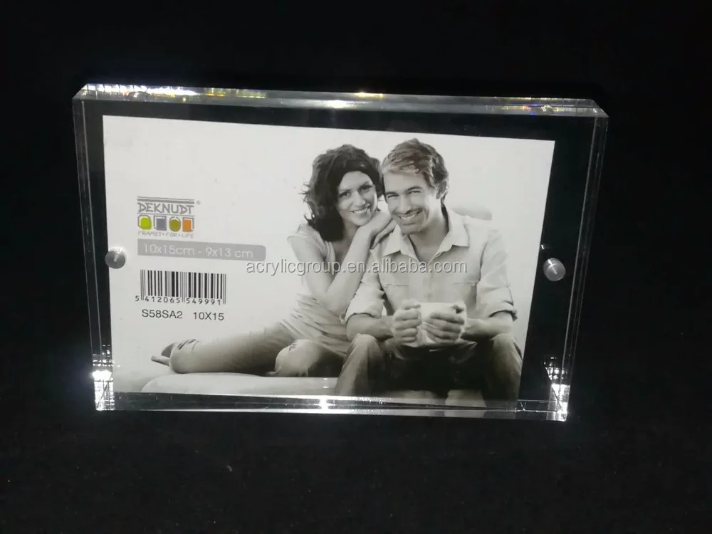 2018 оптовая продажа, кристально прозрачная акриловая фоторамка 6x8