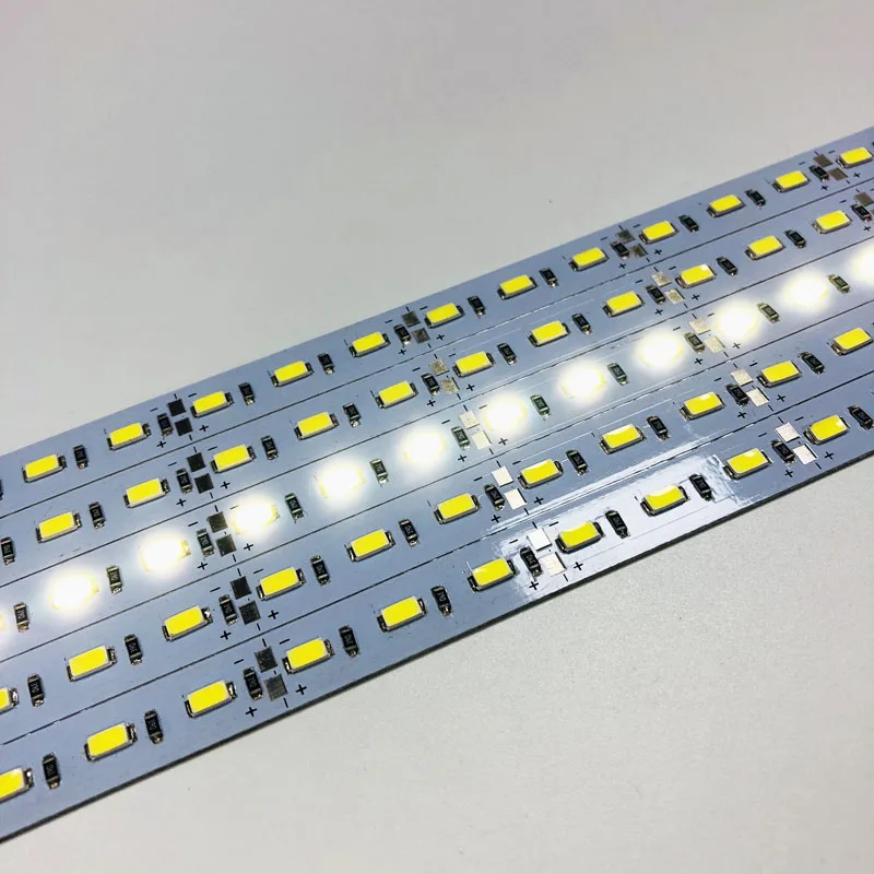 5V 72pcs SMD5630 rigid bar strip light 1m 12mm PCB hard strip lighting cool white