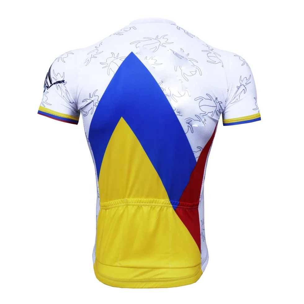 China OEM factory custom or original design Lycra Anti-UV breathable quick dry cycling jersey