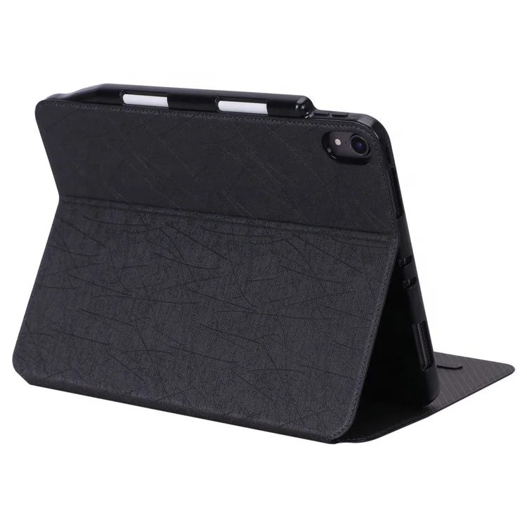 Premium Business Hand Clip Folio Stand Cover Magetic Leather Case For iPad Pro 11 Inch  With Pen Holder