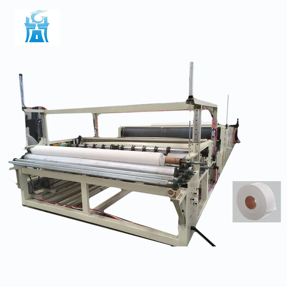 Toilet Paper Jumbo Roll Bobbin  Cutter and Tissue Paper Slitting Machine