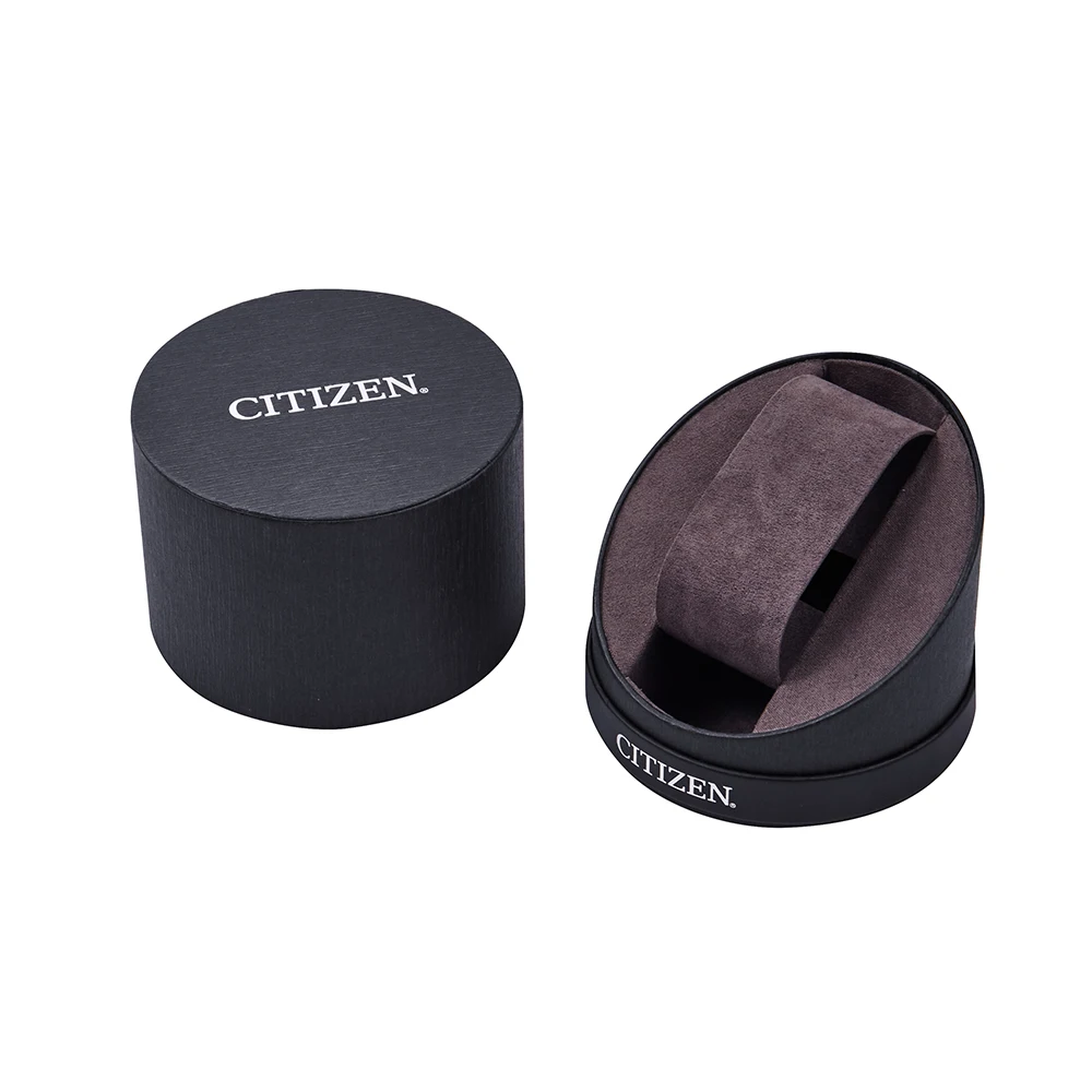 OEM Custom Logo Wholesale Luxury Round Rigid Cardboard Paper Packaging Gift Cylinder Watch Box