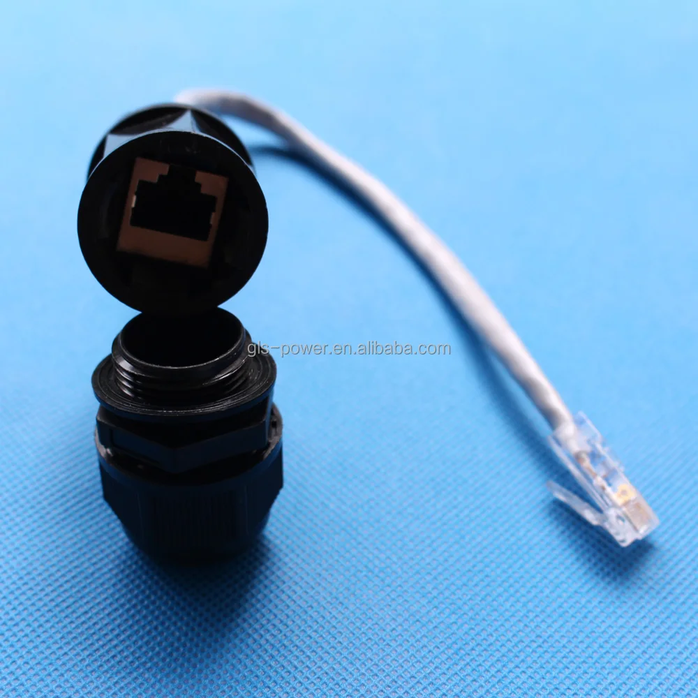 Waterproof RJ 45 ethernet connector