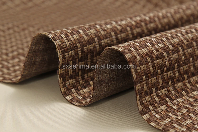 
New products yarn dyed plaid check linen pillow fabric for sofa furniture 