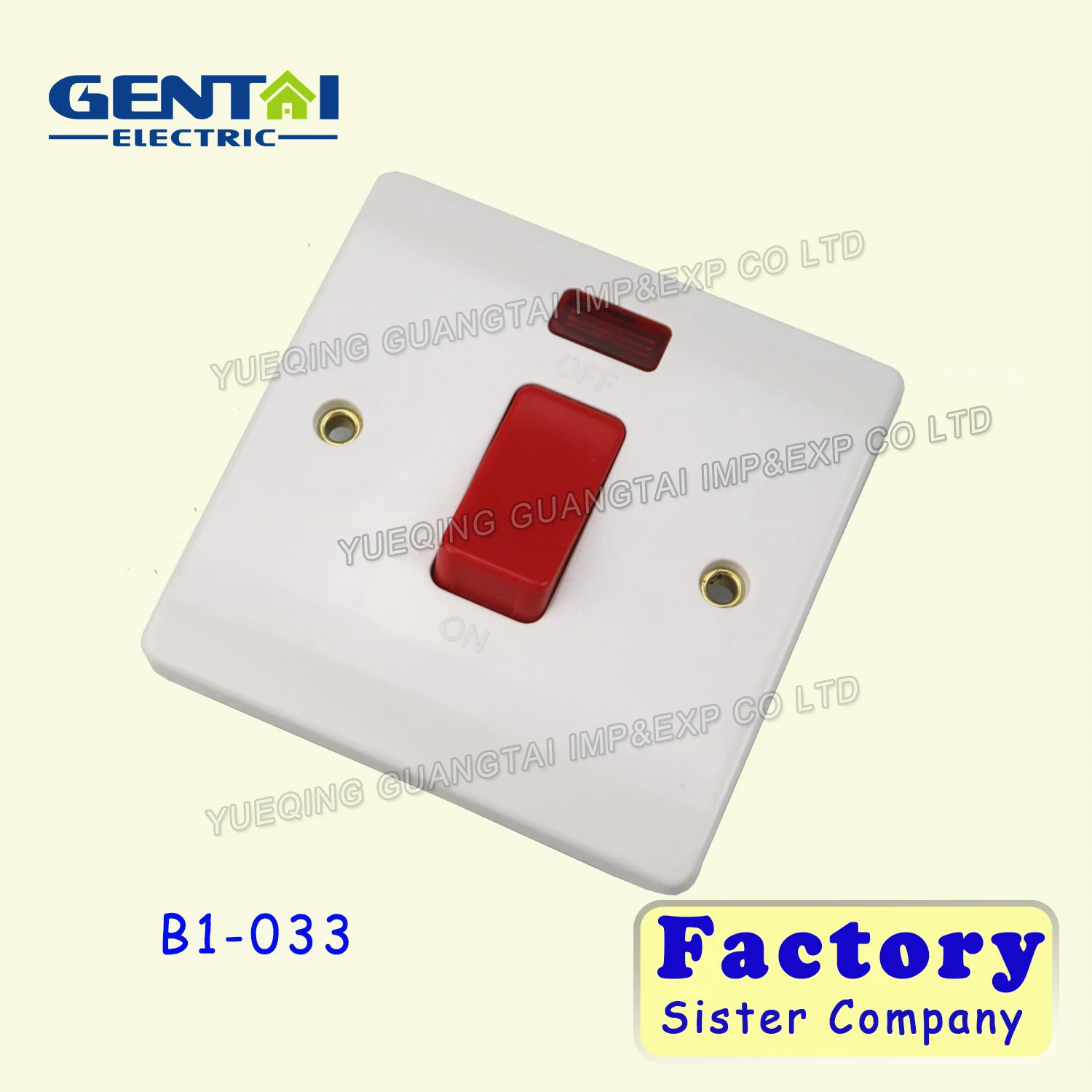 High Quality  86 Type British socket British standard single broken kitchen switch 45A high power wall socket