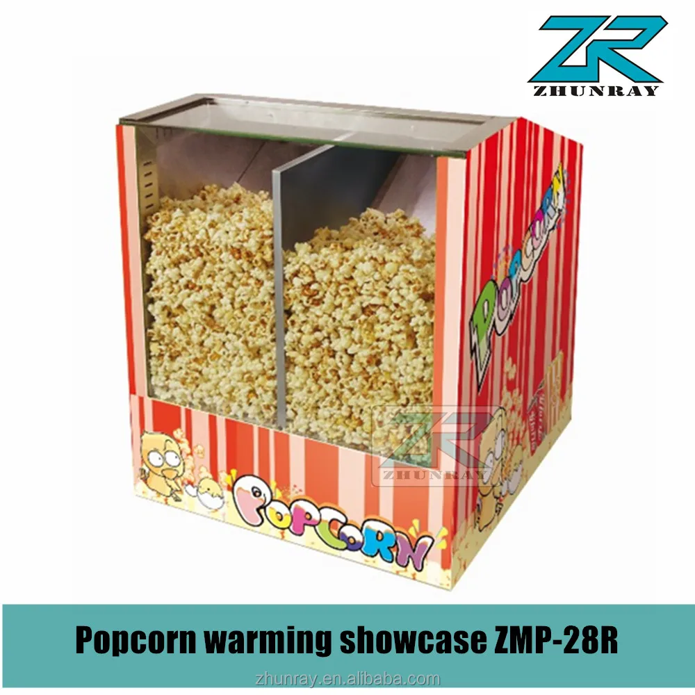 HIGH QUALITY POPCORN WARMER  WARMING SHOWCASE
