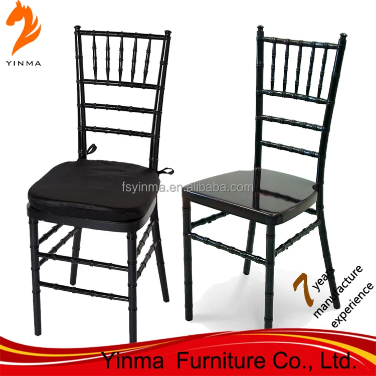 Оптовая продажа, металлический Штабелируемый свадебный стул tiffany chiavari с подушкой