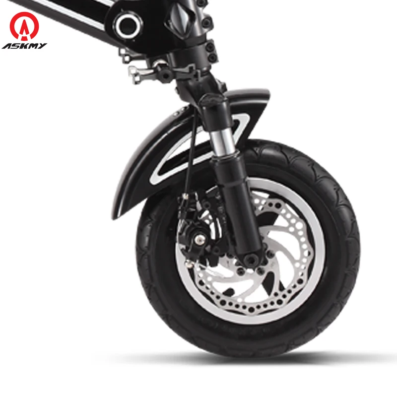 ASKMY X1 полный подвесной велосипед, складные электрические мотоциклы