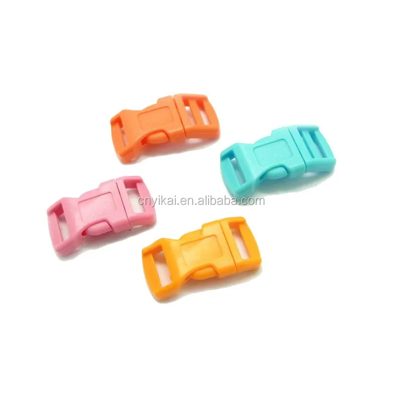 high quality plastic 1/2' curved paracord buckles for pet accessories wholesale