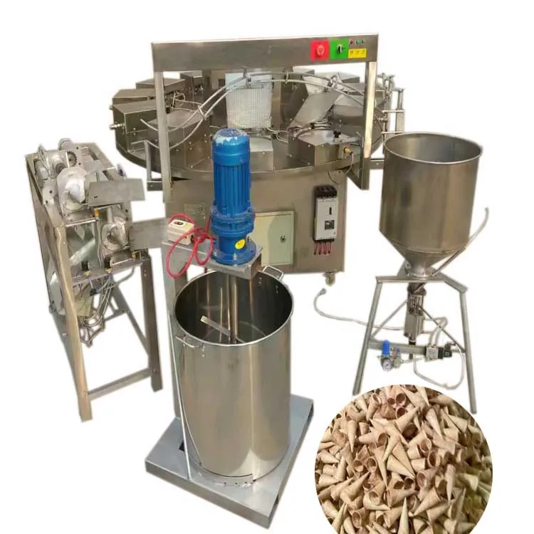 Each Baking 24 Cones Horn Commercial Semi Automatic Ice Cream Cone Machine Ice Cream Cone Making Machine For Sale
