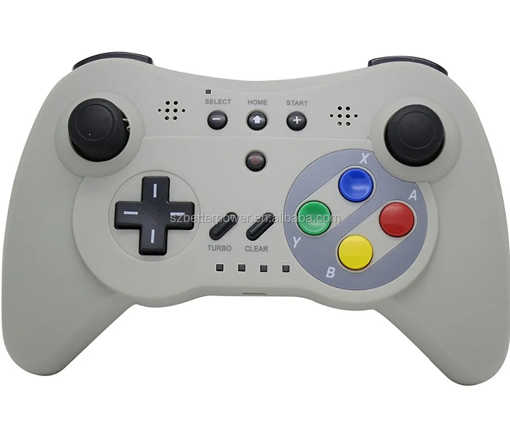 Wireless Pro Controller Gamepad for Nintendo Wii U pro, Gray