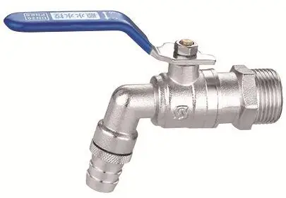 Yuhuan sunsy factory forged BSP NPT golden color brass tap water hose stop tap bibcock faucet for kitchen garden washing machine