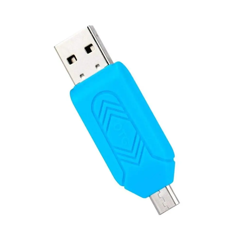 Новый мини USB 2,0 + OTG Micro Reader адаптер U Disk для планшетного ПК