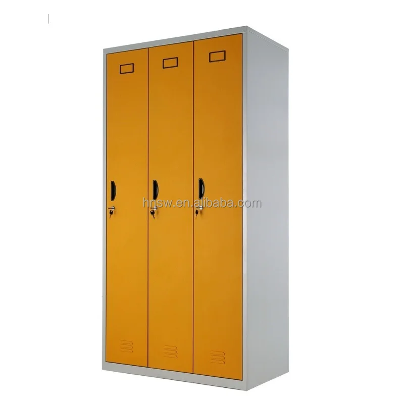 China used hotel furniture bedroom steel wardrobe locker for sale