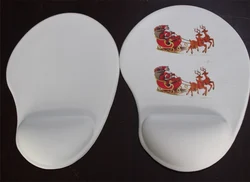 CUSTOM wrist rest sublimation mouse pad polyester for printing rubber gaming pad