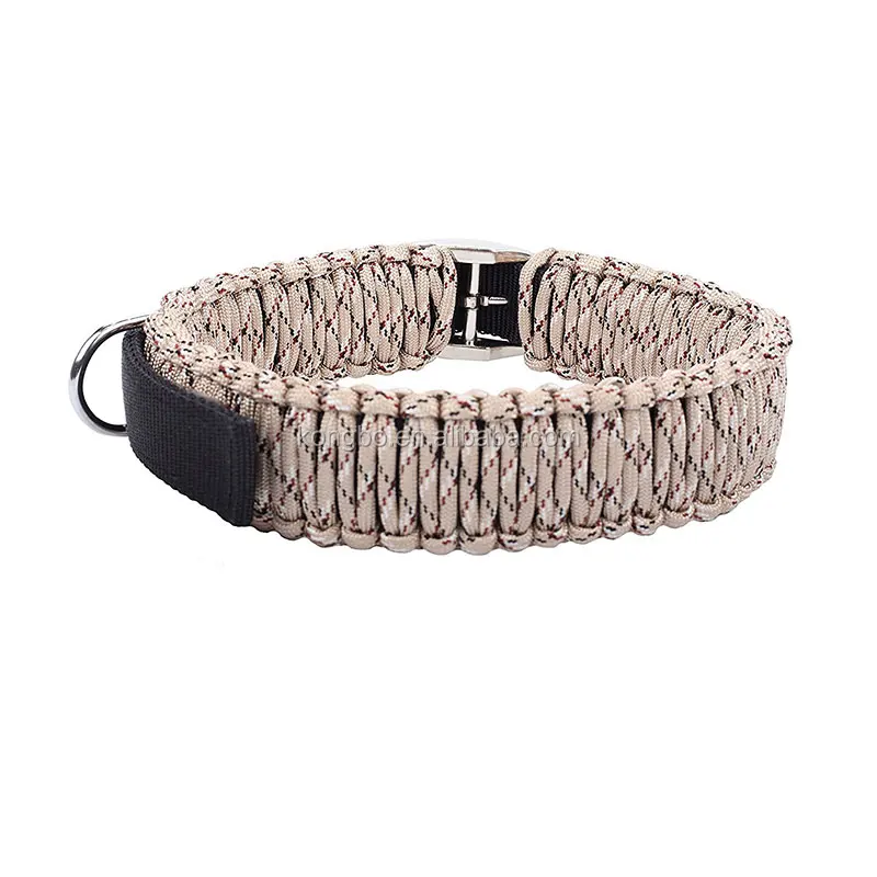 KongBo Upgrade High Quality 100% Hand Made 550 Nylon Paracord Dog Collar