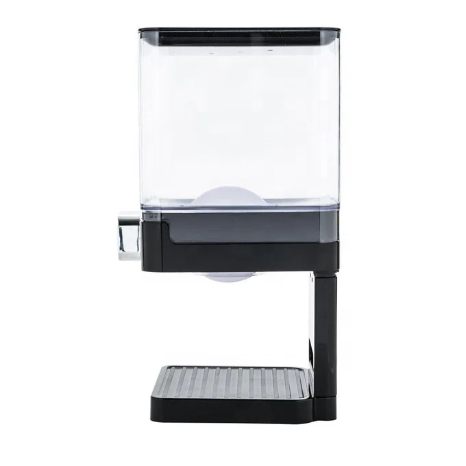 High quality bulk cereal dispenser wall mounted plastic cereal dispenser