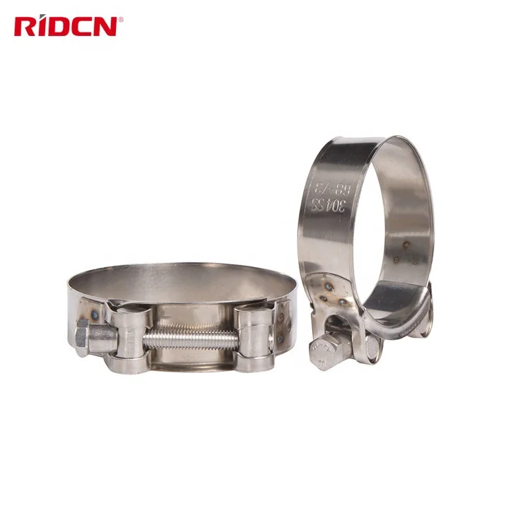 High Strength Heavy Duty Hose Clamps Single Bolt Pipe Clamp