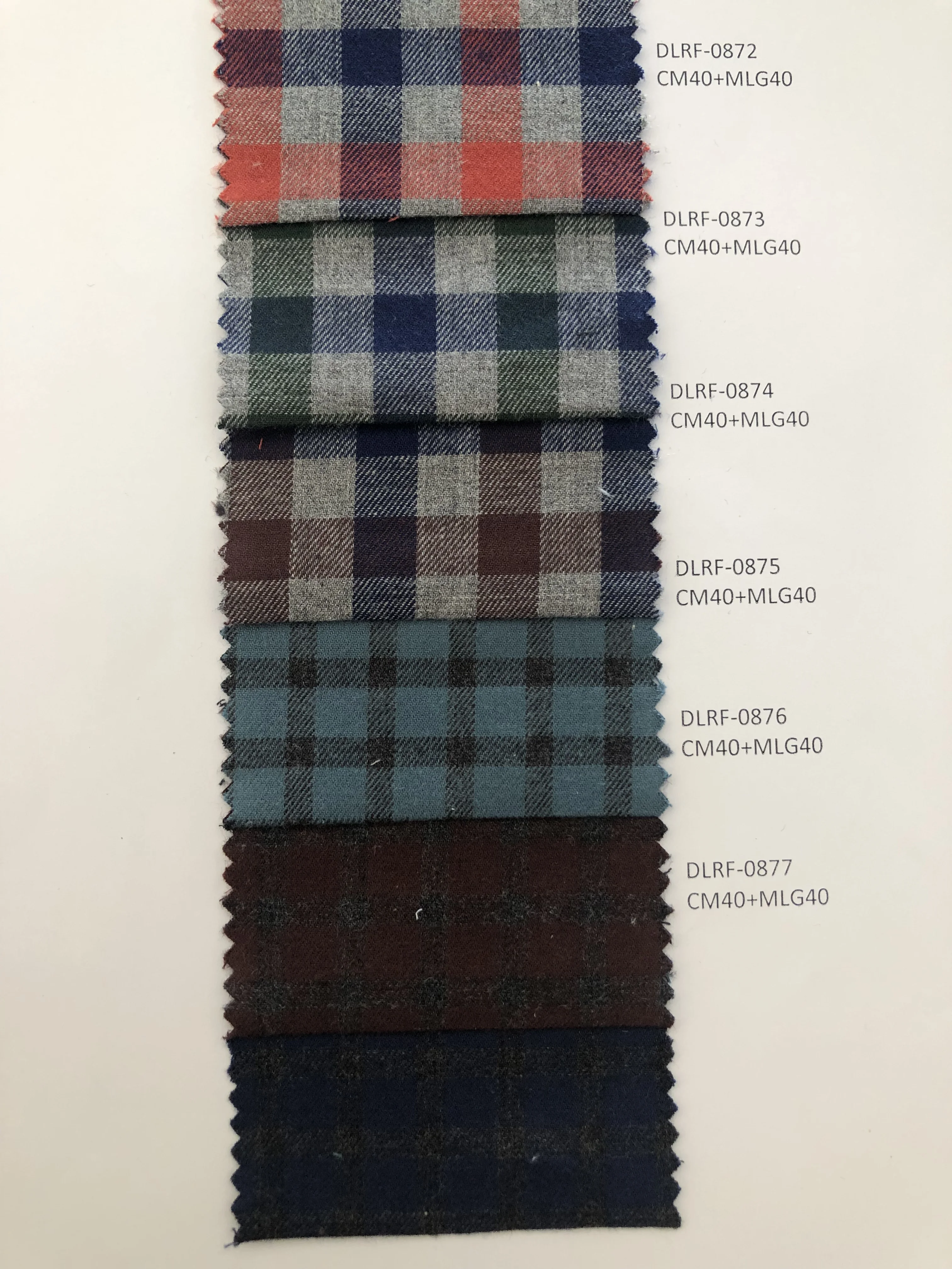 
New design fashion 100% cotton woven plaid flannel check shirt cloth fabric 