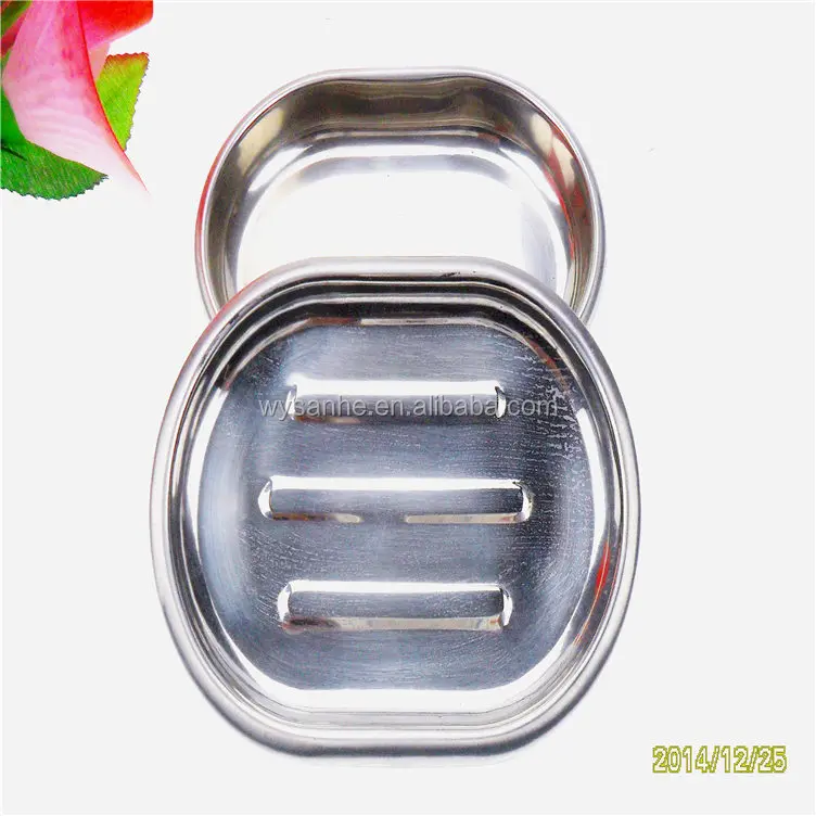Elegant stainless steel soap dish