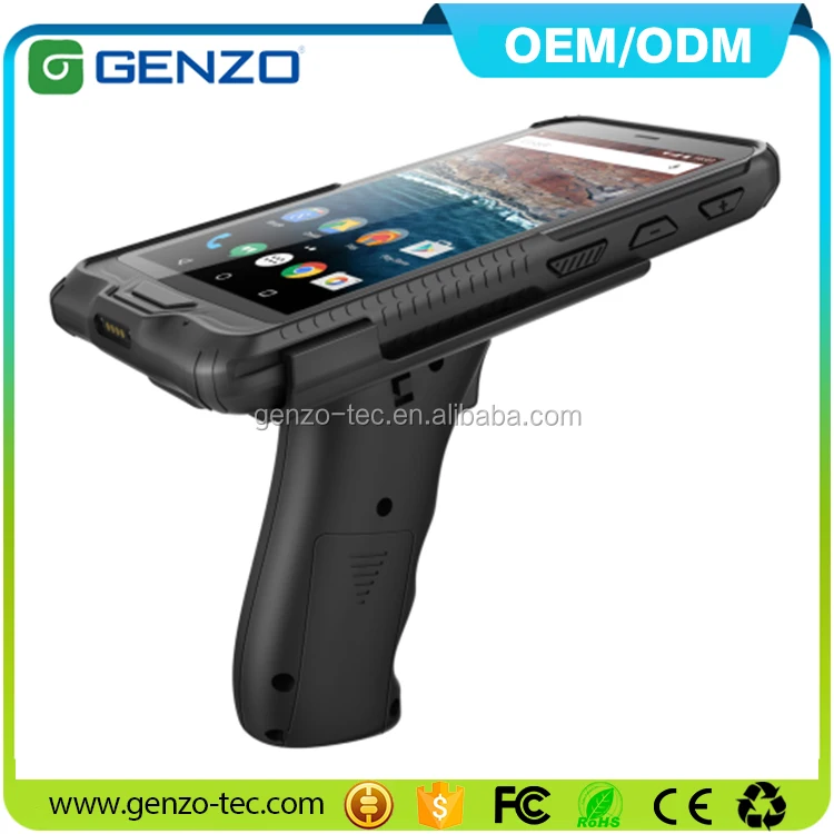 
6 inch gsm mobile terminal Windows mobile pda with GPS 1D 2D Barcode Scanner RFID 