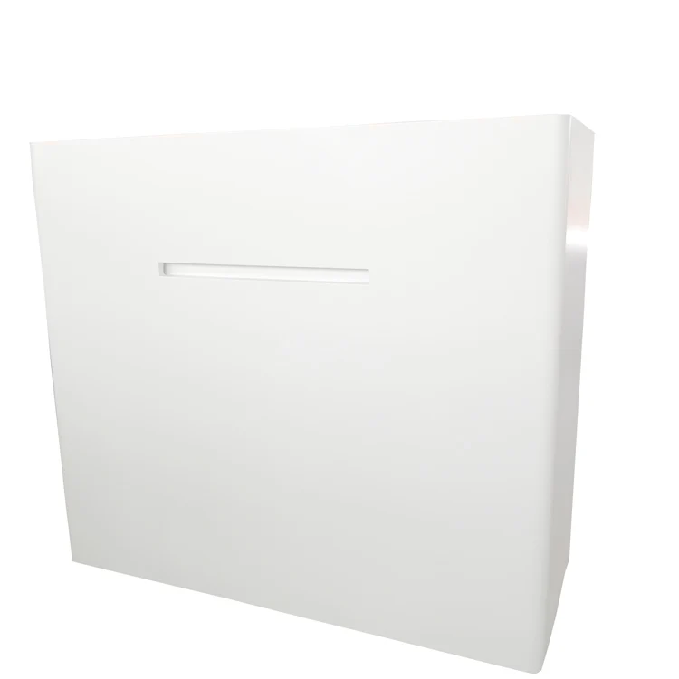 Simple Modern Retail Cloth Shop Counter Table Design