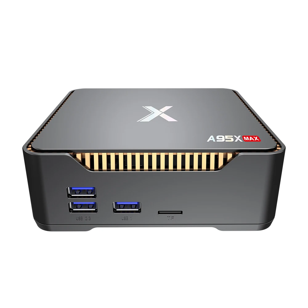 UUVISION set top box Quad core Amlogic S905X2 4G+32G With Record Function A95X Max Android TV box
