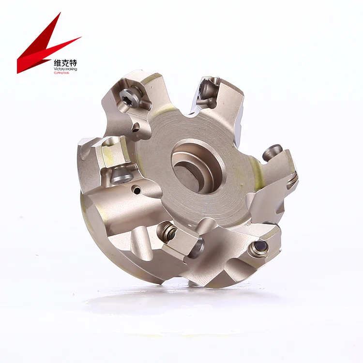 High Speed Indexable Face Milling Head Dynamic Balancing 12Teeth Face Mill Head