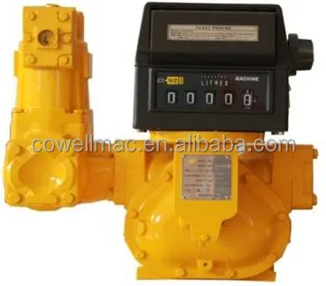 cowell liquid control bulk flow meter positive displacement flowmeter