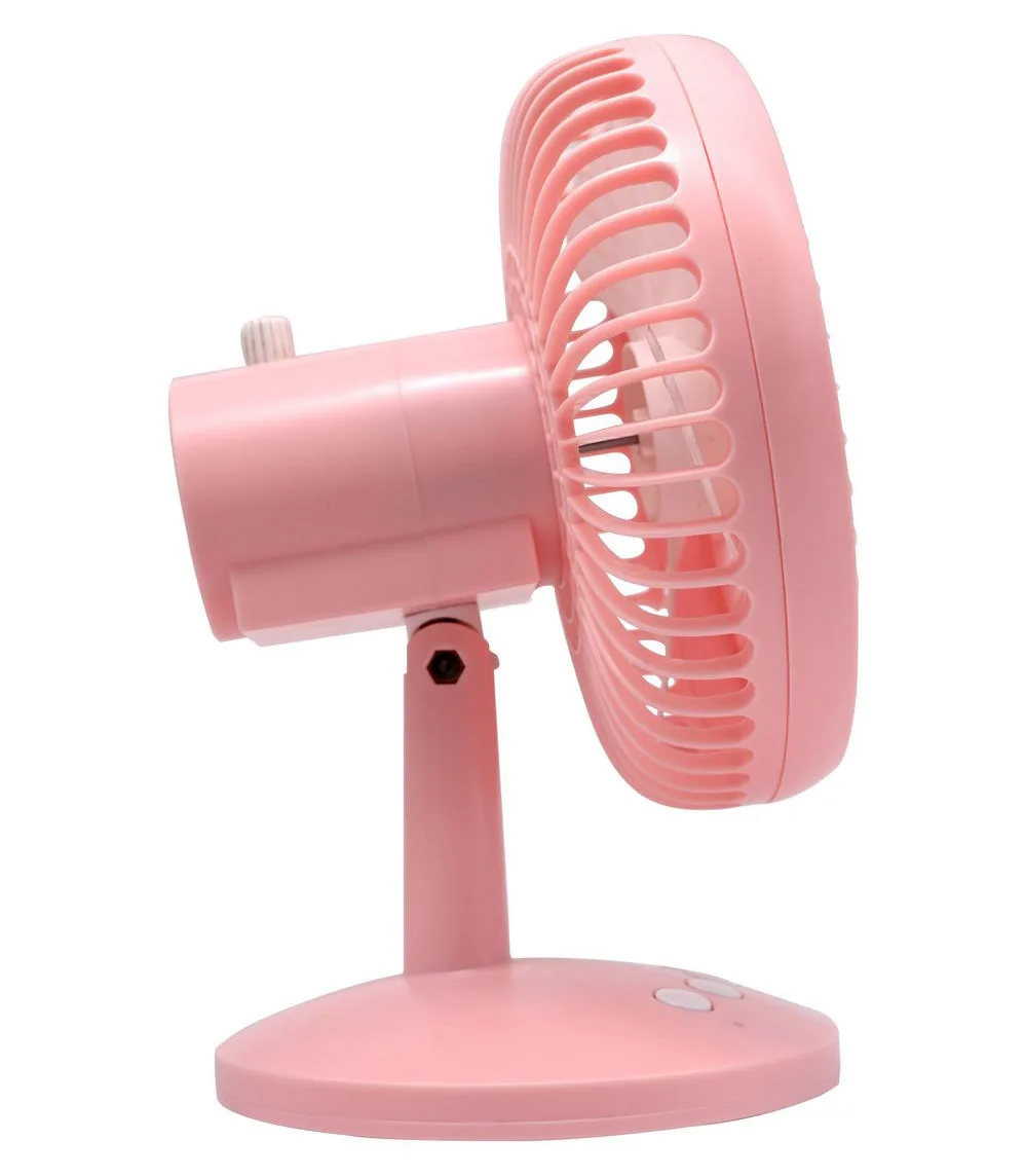 Desk USB Rechargeable Fan Oscillating Battery Mini Electric Fan Portable Rechargeable Table Fan