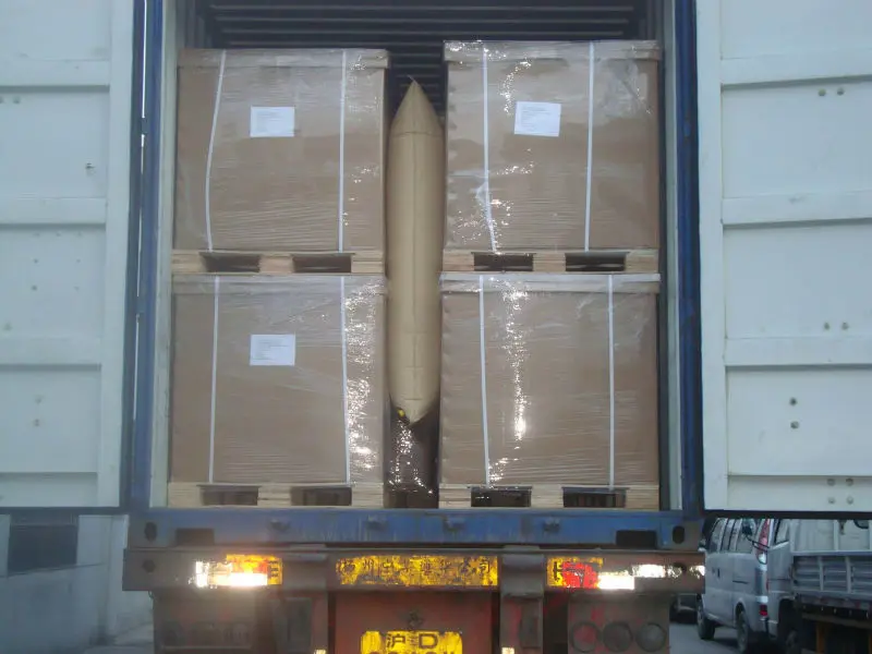 Extensible Recyleable Brown Paper Dunnage Air Bags Fill the Space