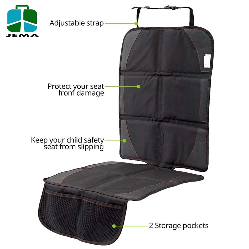 Black Waterproof Automotive Mat Child Car Seat Protector Seat Cover