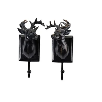 Wholesale new design animal head wall decor home wall decor animal door hooks