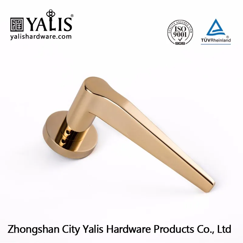 Новый стиль спальни перед полированной роза позолоченные дверные ручки блокировка набора