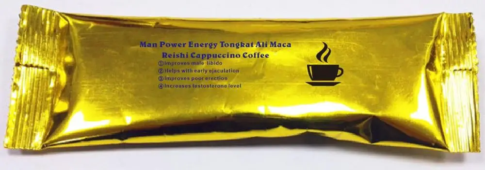 Male Enhancement  Stong Man Energy Tongkat Ali Maca Mushroom Coffee