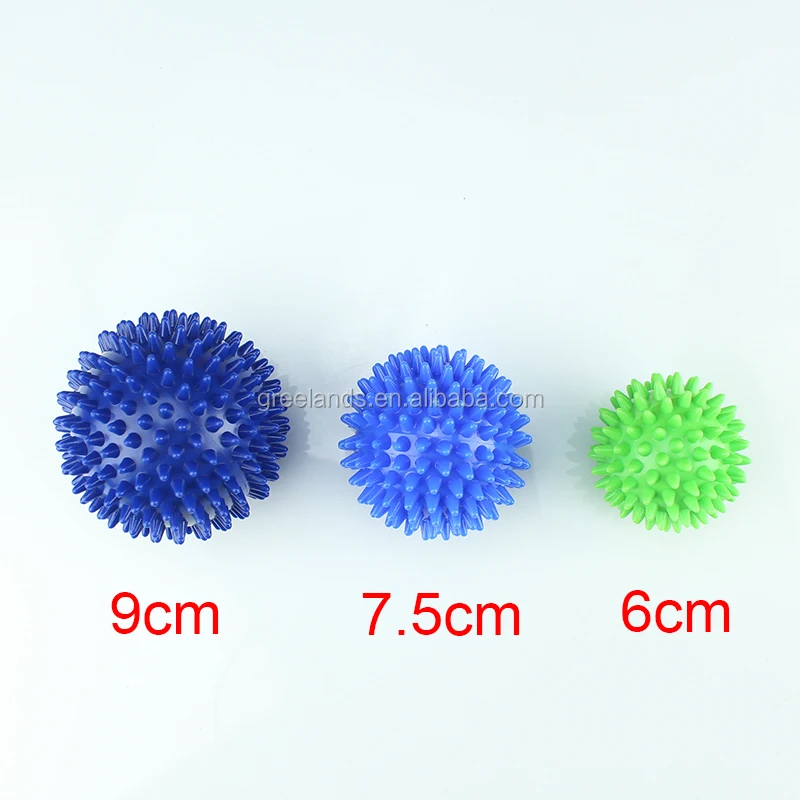 
Spikes Therapeutic Massage Balls Set for Muscles Plantar Fasciitis , Back Massager Foot Reflexology Myofascial Release Ball 