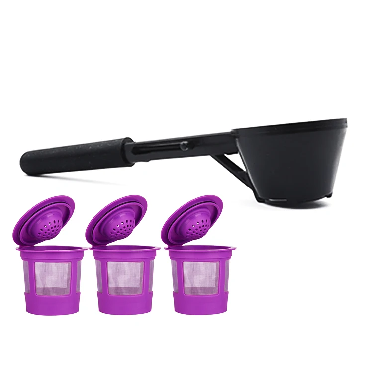 Precise measurement Easy to store Keurig coffee powder scoop K Coffee Tongs & Single Serve Filter Set